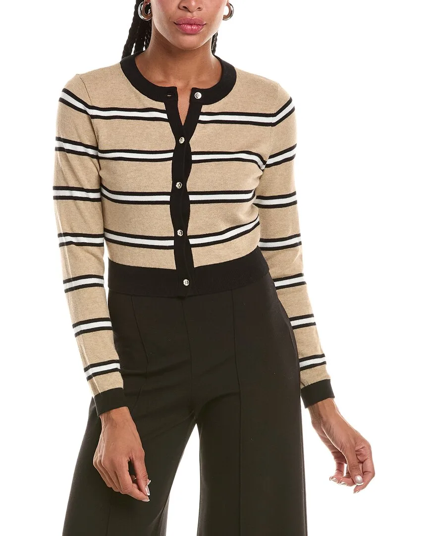 Dollie Striped Cardigan by Alice + Olivia