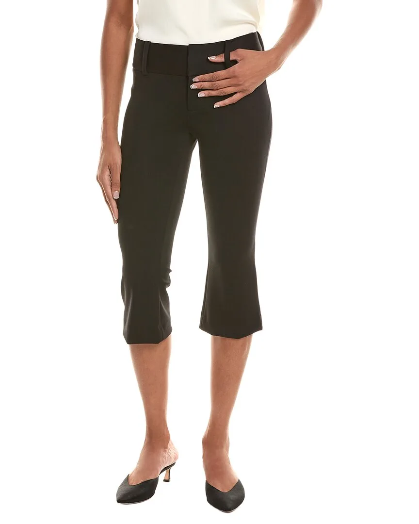 Kai Low-Rise Wide Waistband Capri Pant by Alice + Olivia