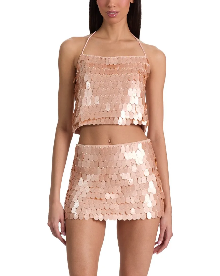 Grazi Paillette Top by Alice + Olivia