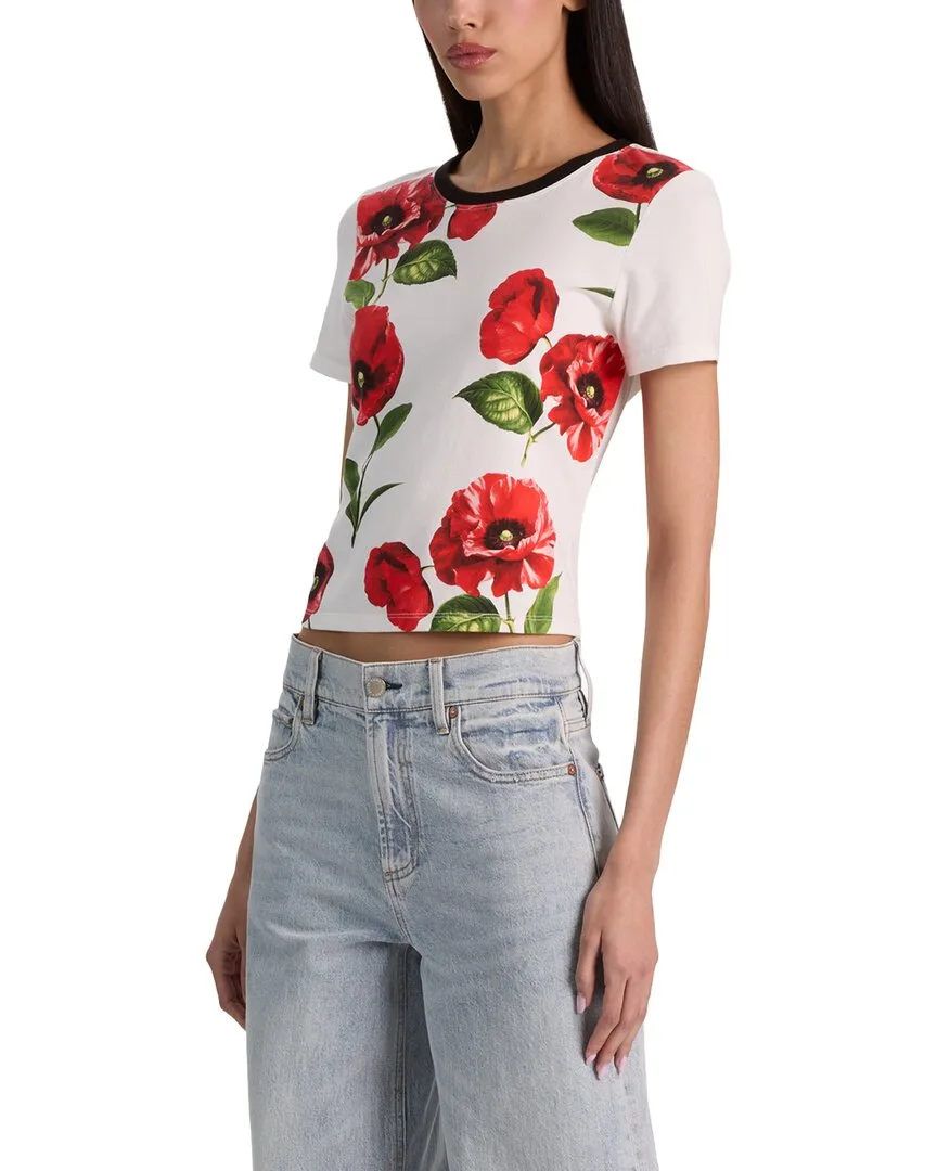 Onie Baby Ringer T-Shirt by Alice + Olivia