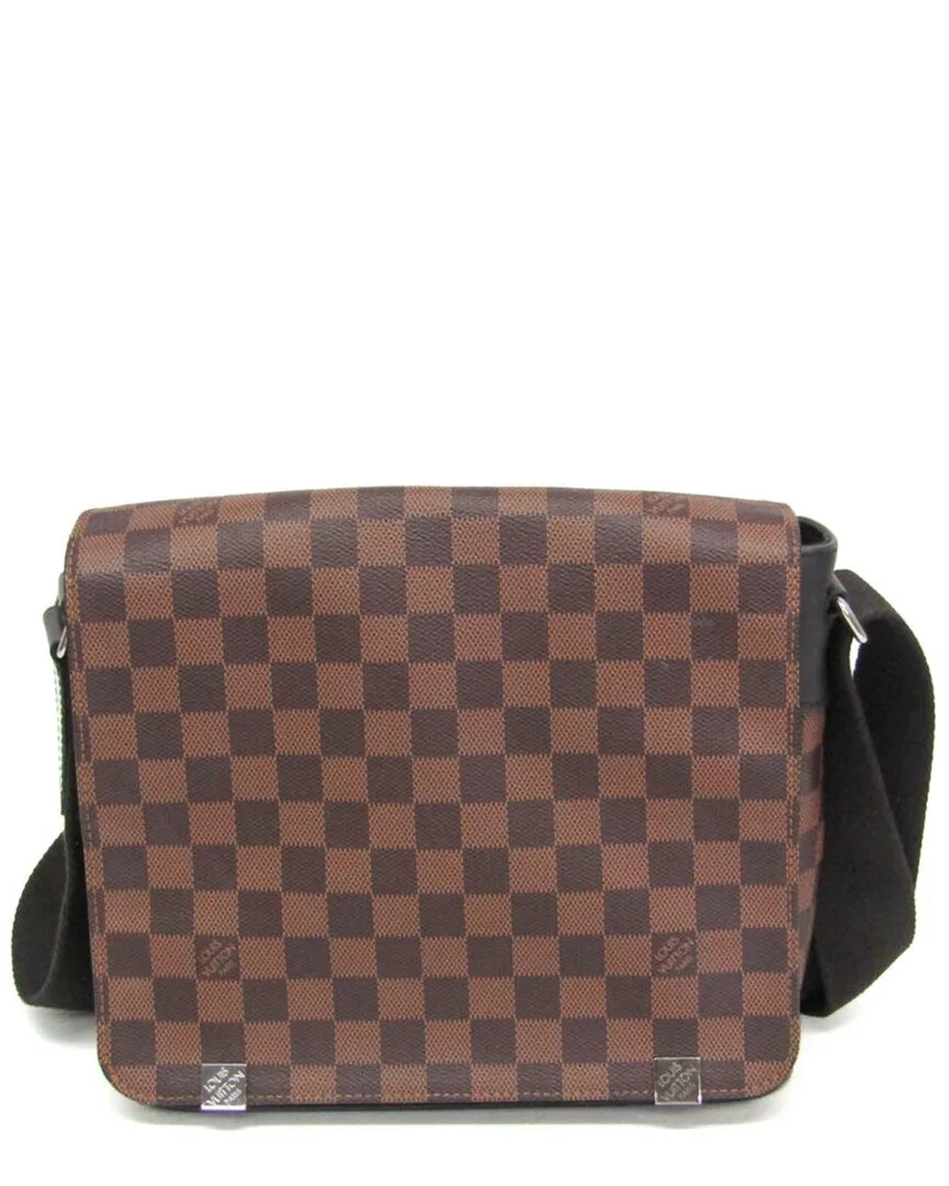 Brown Damier Canvas Messenger Bag (authentic Pre-Loved) by Louis Vuitton