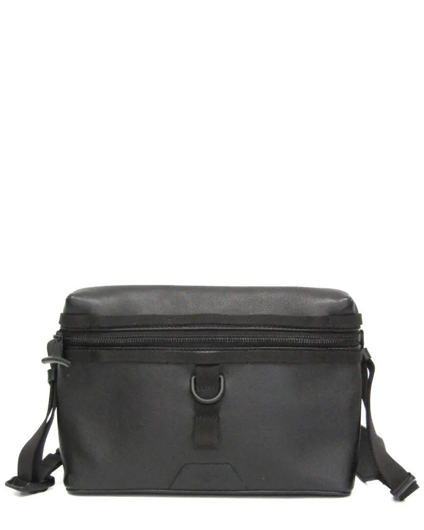 Black Leather Messenger Bag (authentic Pre-Loved) by Louis Vuitton
