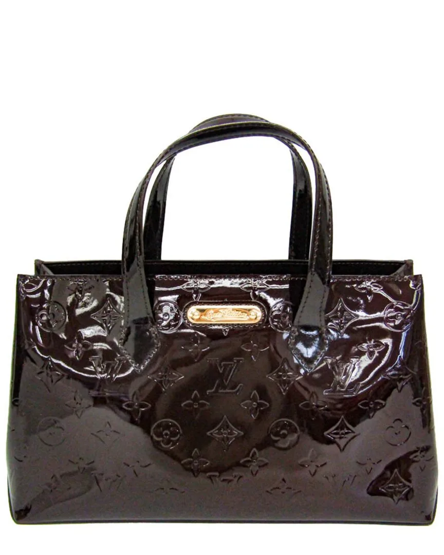 Amarante Monogram Vernis Wilshire Pm (authentic Pre-Loved) by Louis Vuitton