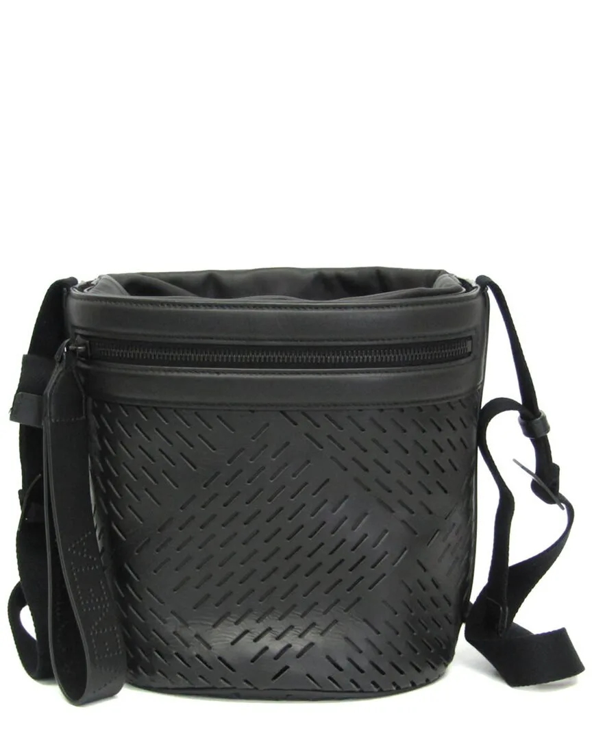 Black Leather Shoulder Bag (authentic Pre-Loved) by Bottega Veneta