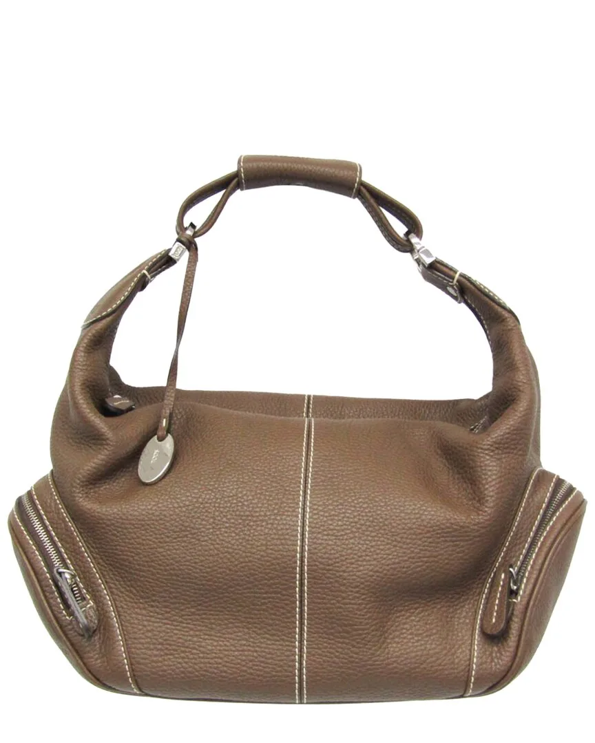 Brown Leather Shoulder Bag (authentic Pre-Loved)