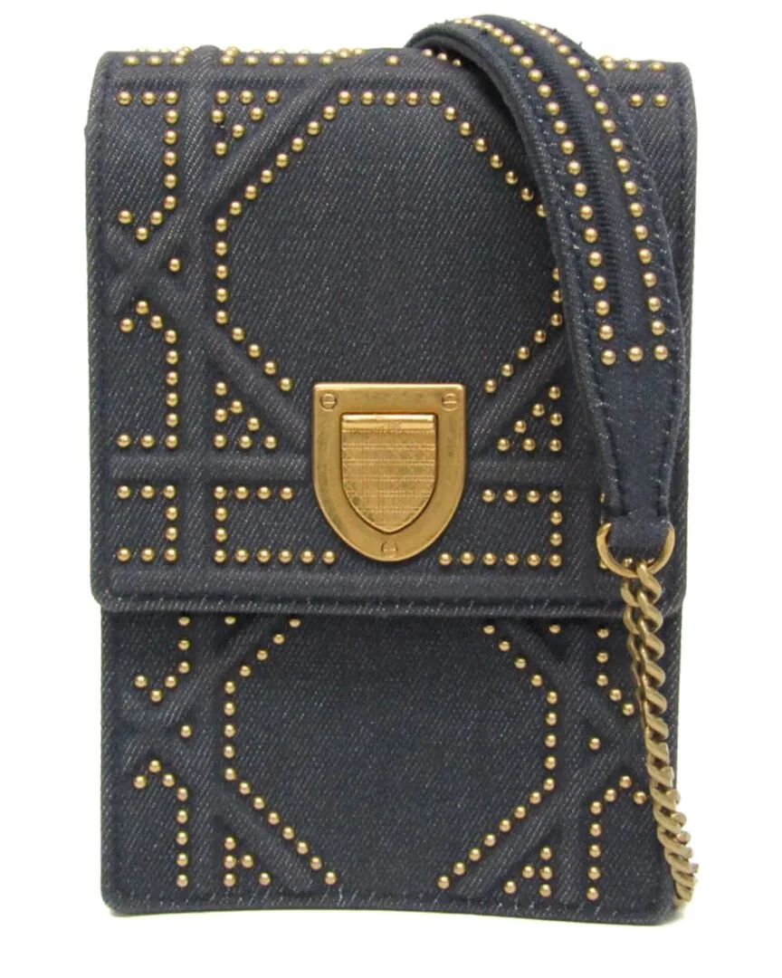 Blue Denim Shoulder Bag (authentic Pre-Loved) by Dior