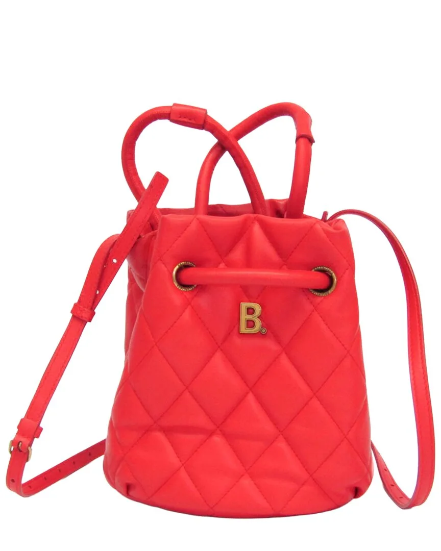 Red Leather Shoulder Bag (authentic Pre-Loved) by Balenciaga