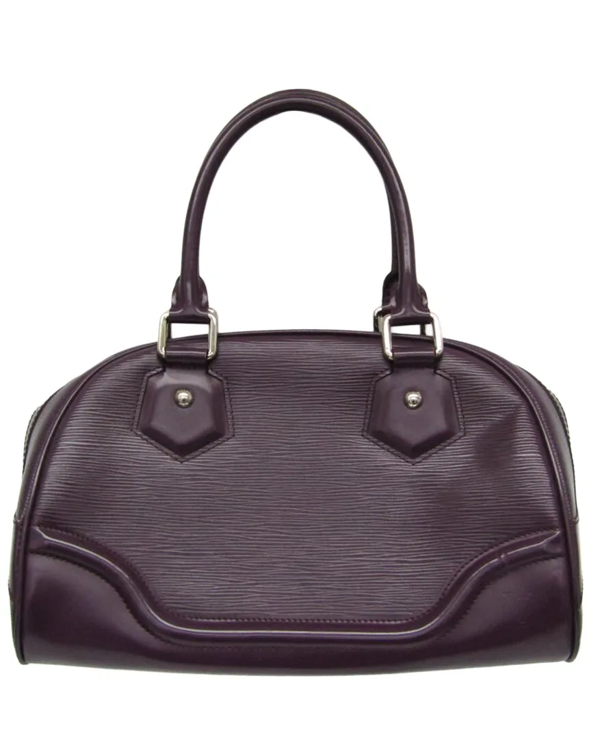 Cassis Epi Leather Montaigne Pm Handbag (authentic Pre-Loved) by Louis Vuitton