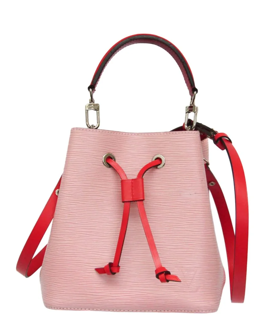 Rose Ballerine Epi Leather Shoulder Bag (authentic Pre-Loved)