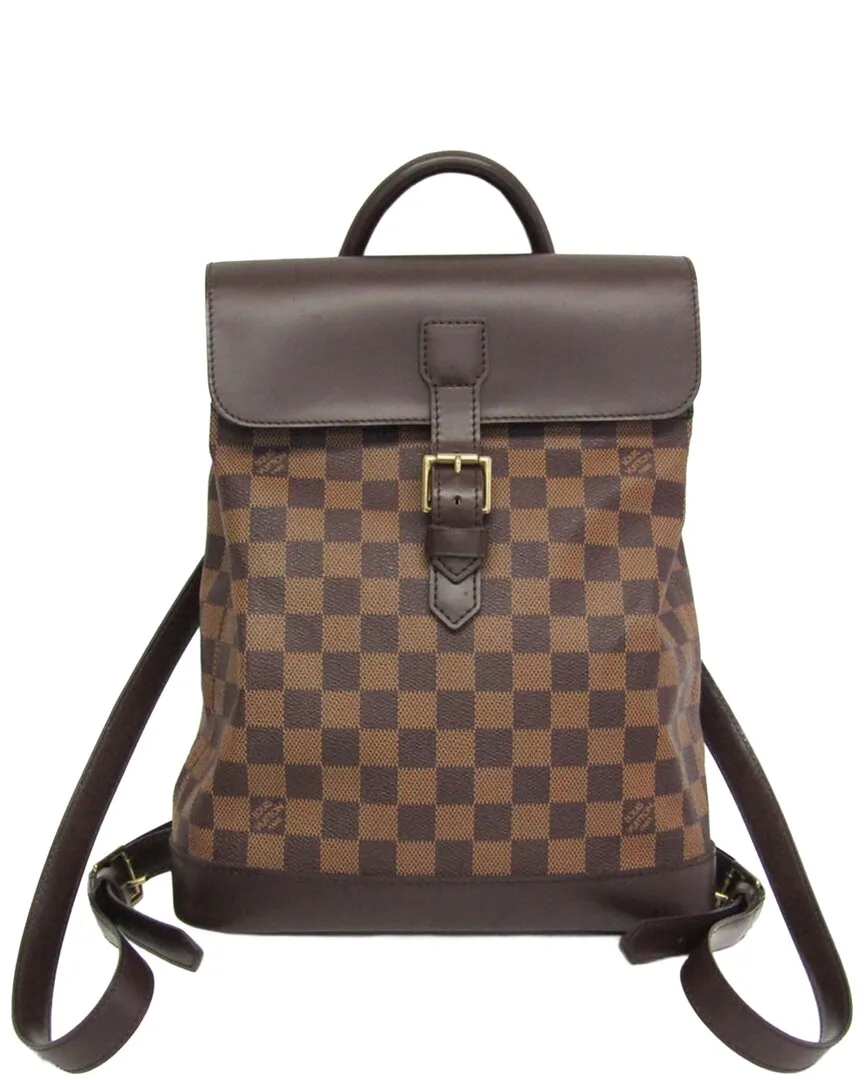 Damier Ebene Soho Backpack (authentic Pre-Loved) by Louis Vuitton