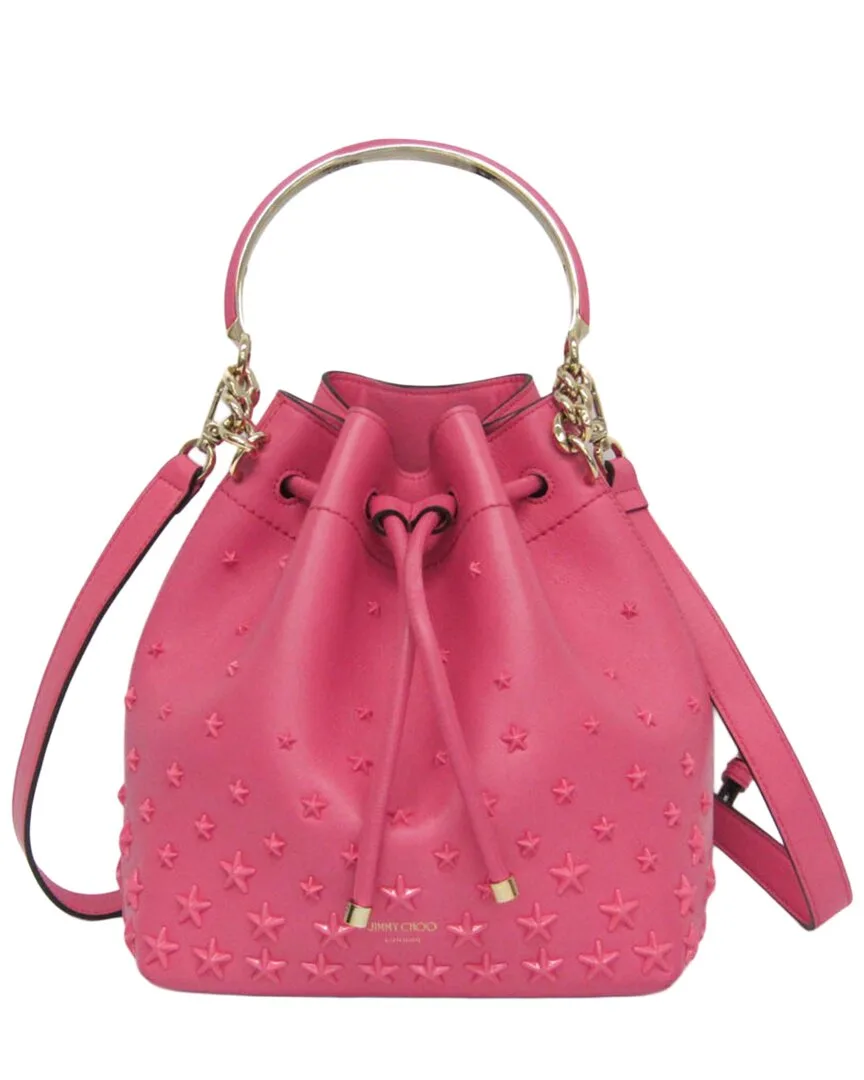 Pink Leather Bonbon Shoulder Bag (authentic Pre-Loved) by Jimmy Choo