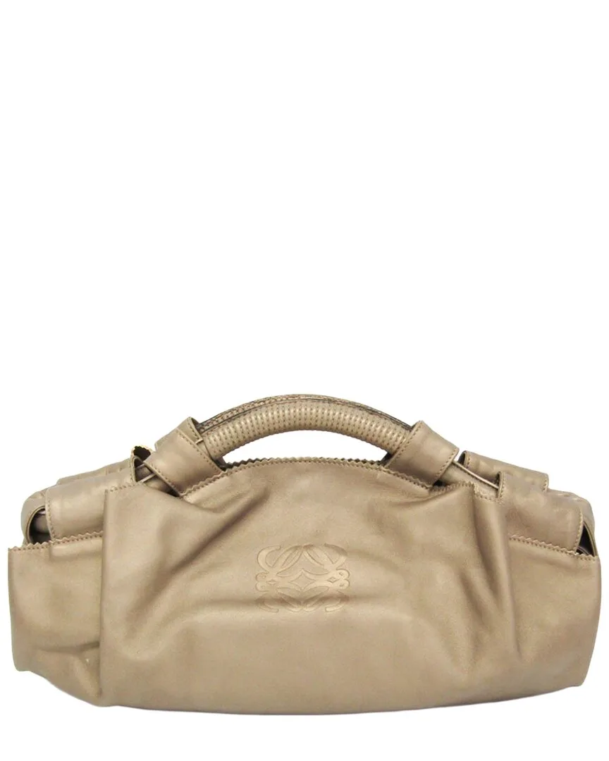 Gold Nappa Leather Aire Handbag (authentic Pre-Loved) by LOEWE