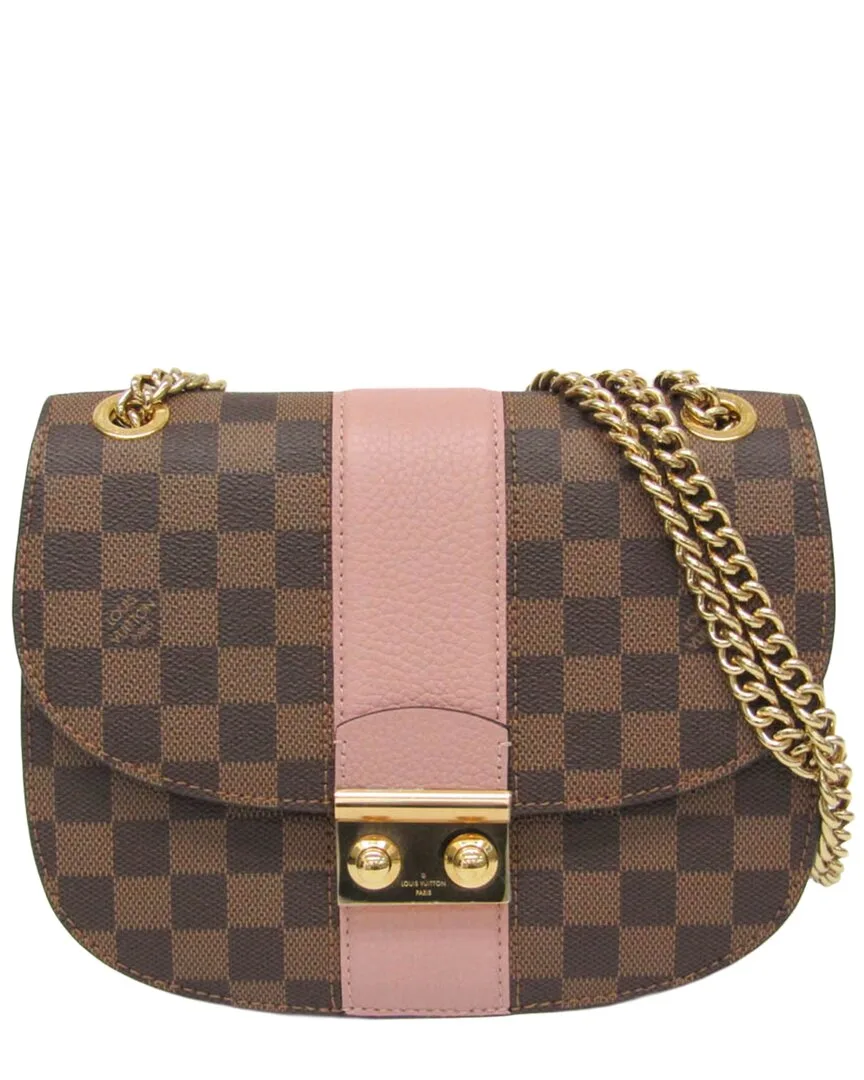 Brown & Pink Damier Canvas & Leather Wight (authentic Pre-Loved) by Louis Vuitton