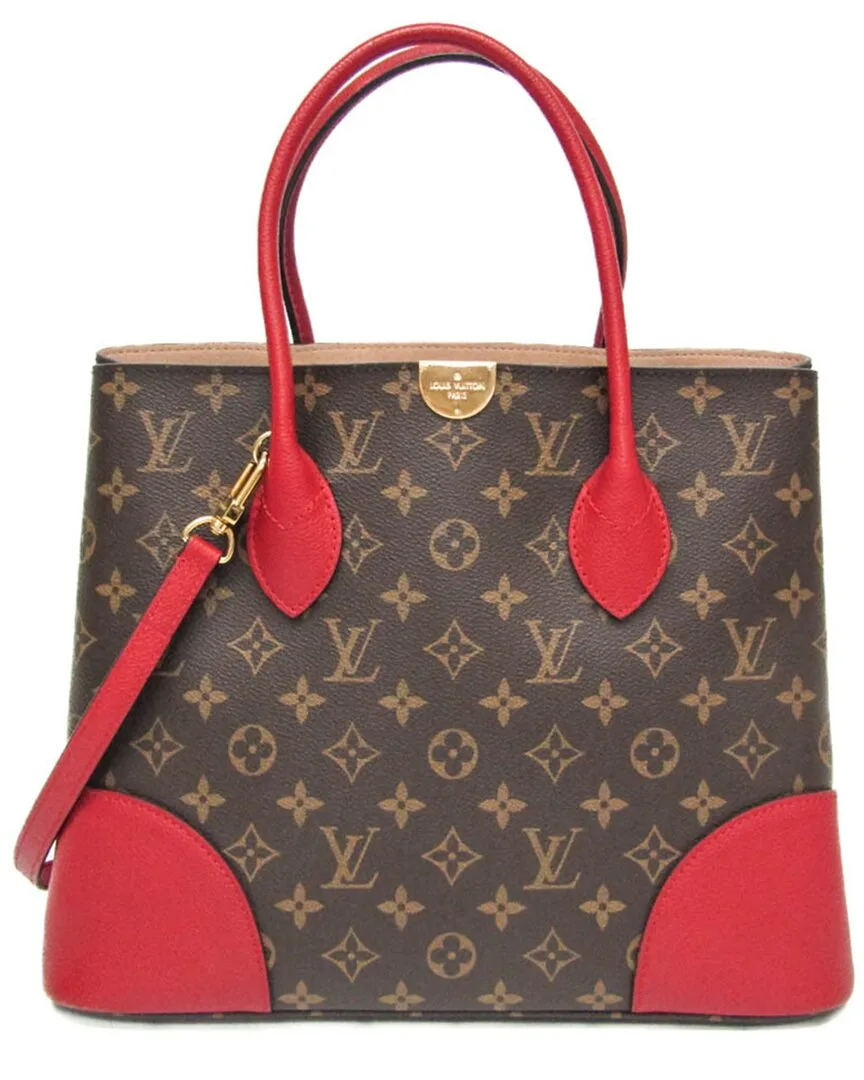 Red Monogram & Leather Flandrin (authentic Pre-Loved) by Louis Vuitton
