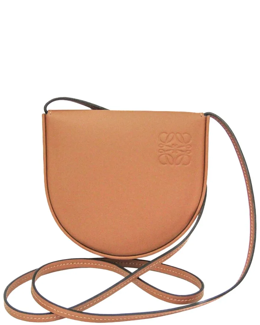 Brown Leather Shoulder Bag (authentic Pre-Loved) by LOEWE