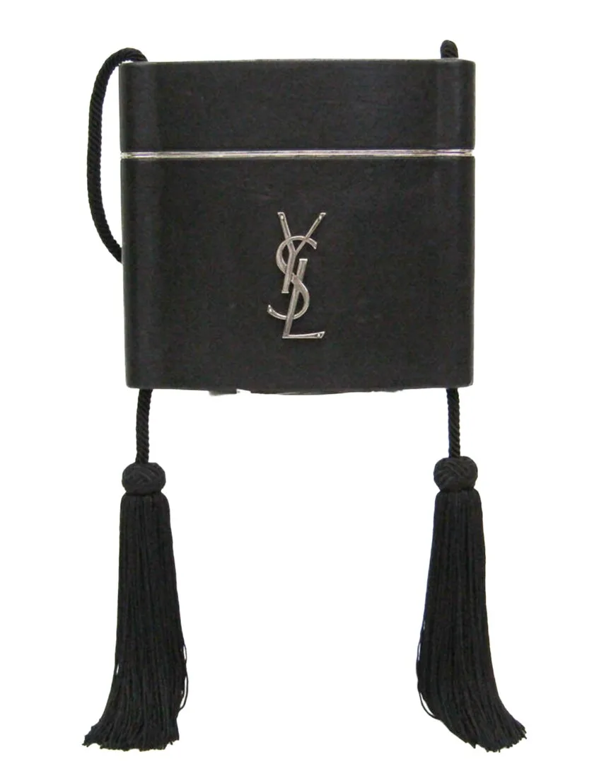 Black Leather Opium Shoulder Bag (authentic Pre-Loved) by Saint Laurent
