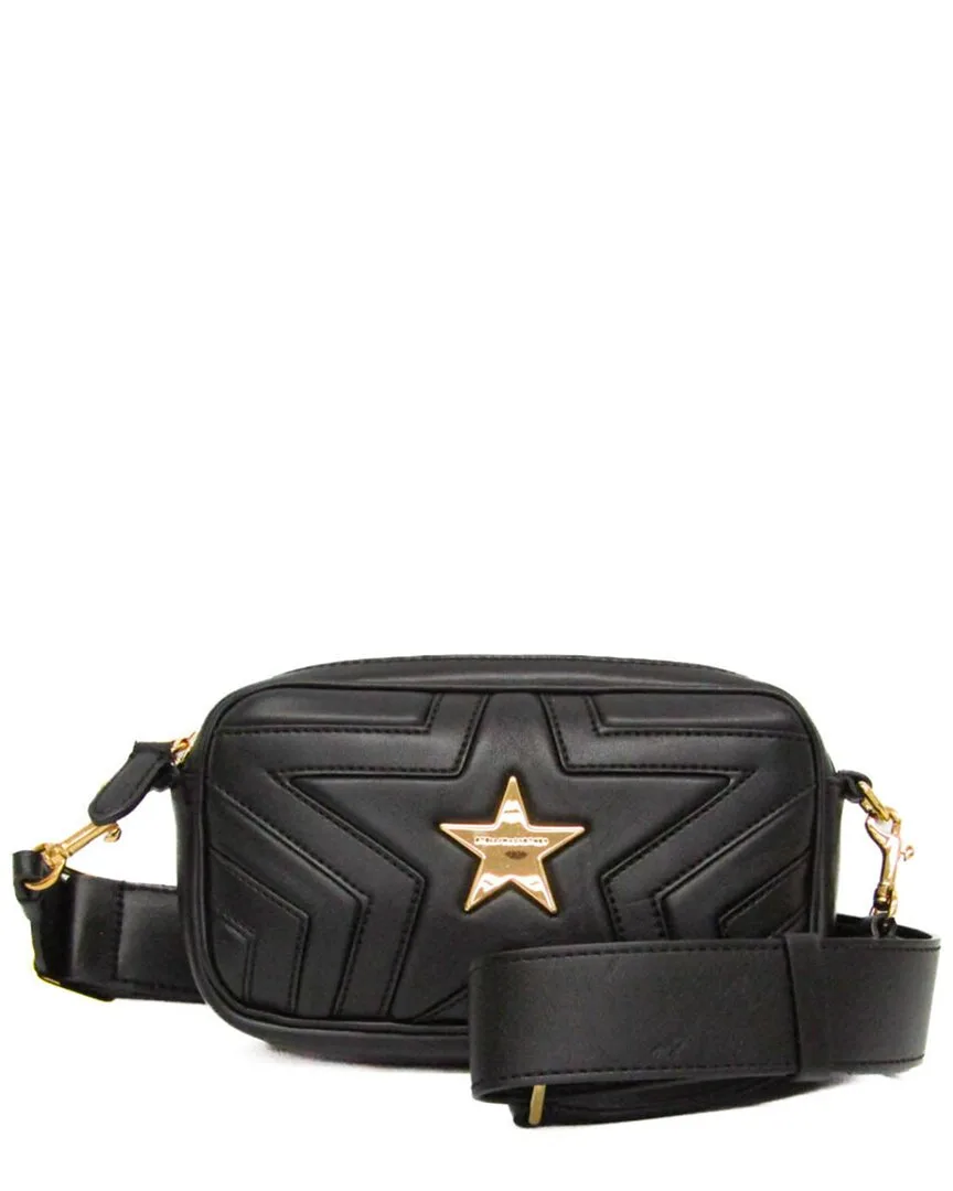Black Faux Leather Belt Bag (authentic Pre-Loved) by Stella McCartney