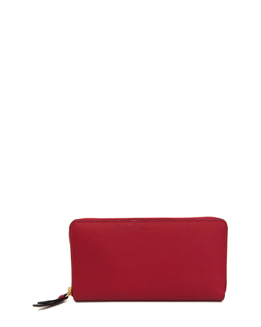 Red Leather Wallet (authentic Pre-Loved) by Gucci