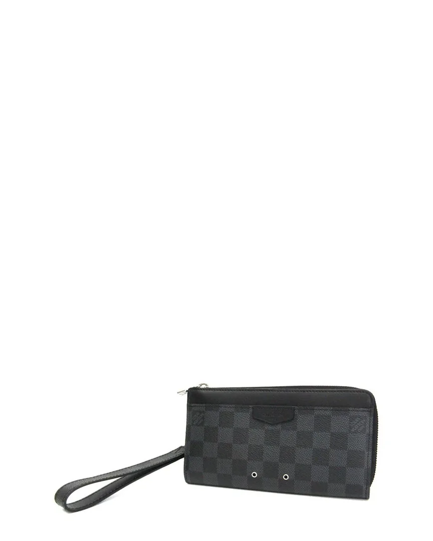 Black Damier Graphite Zippy Dragon Wallet (authentic Pre-Loved) by Louis Vuitton