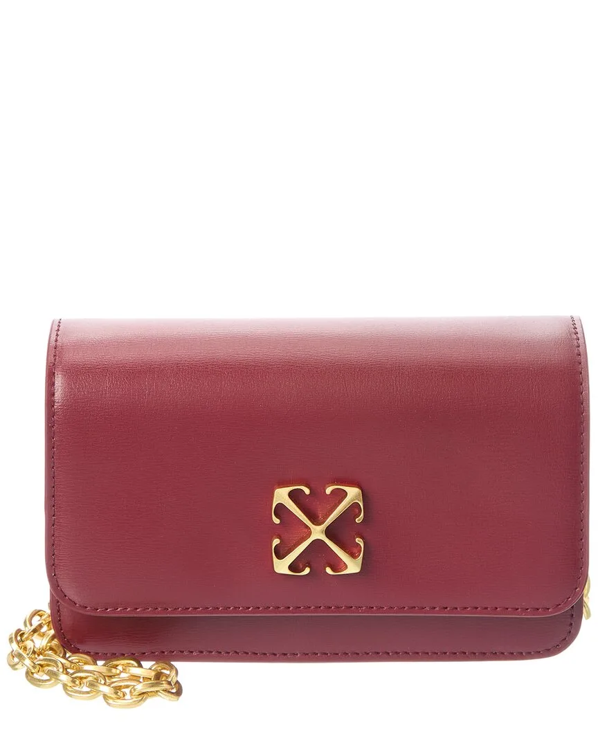 Jitney Leather Wallet on Chain by Off-White