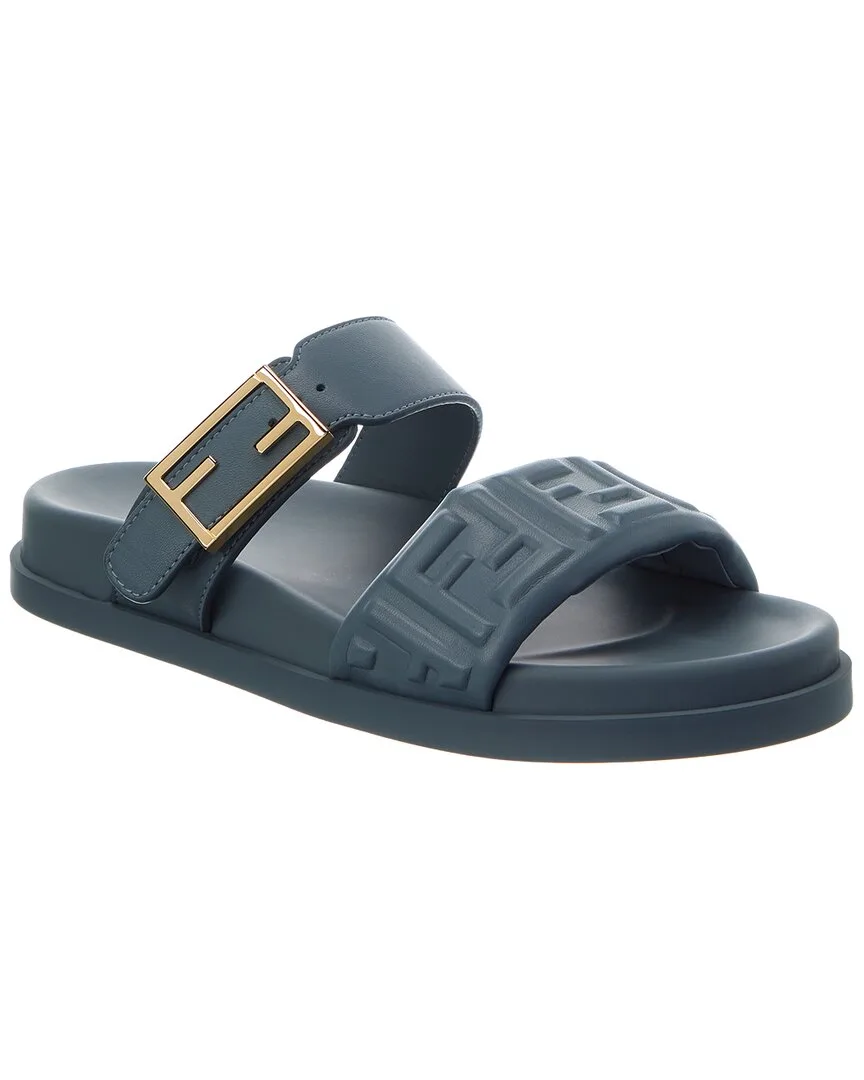 Feel Ff Leather Sandal by FENDI