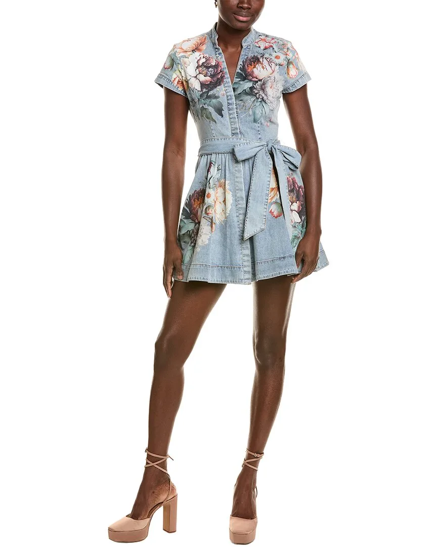 Lucy Mini Denim Shirtdress by Alice + Olivia