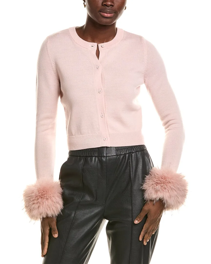 Dollie Wool-Blend Cardigan by Alice + Olivia