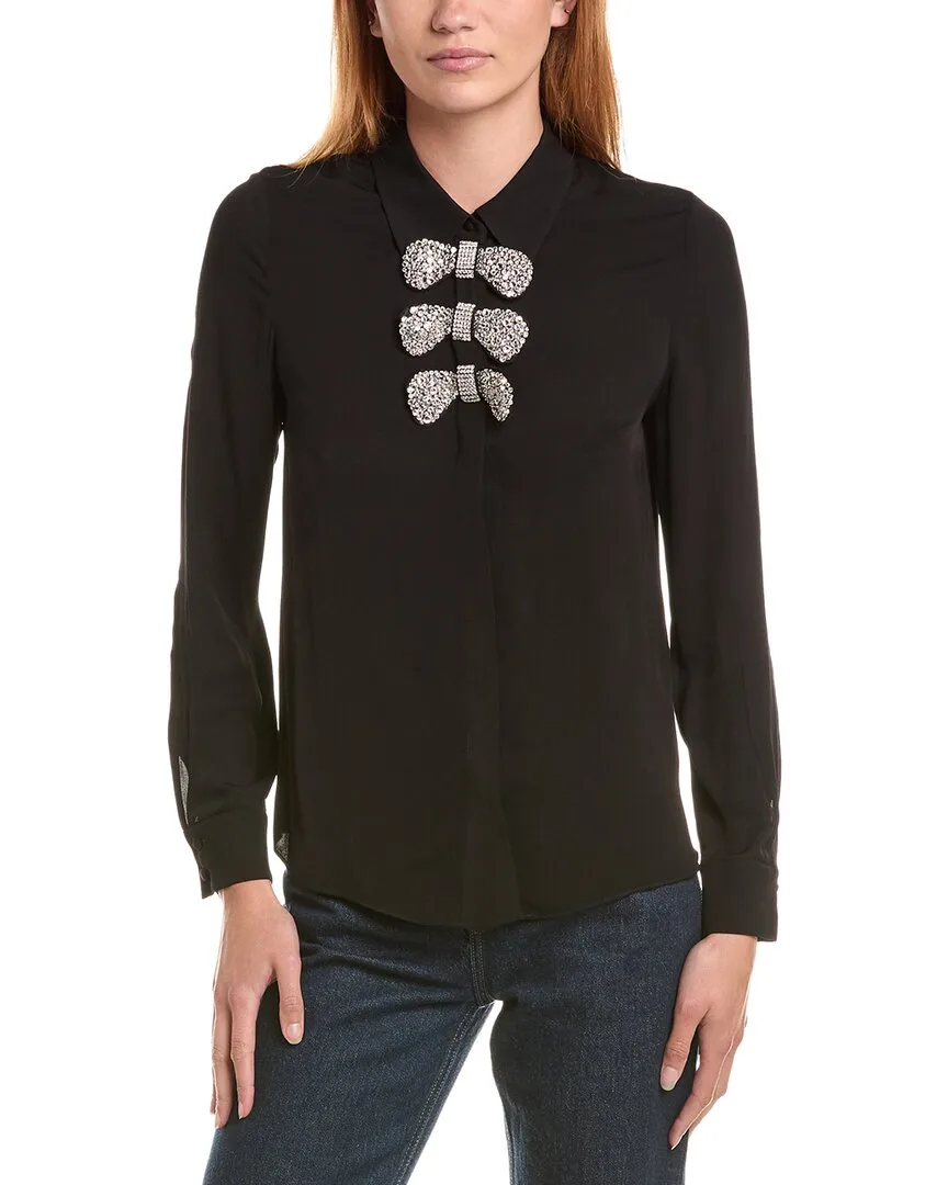 Willa Placket Top by Alice + Olivia