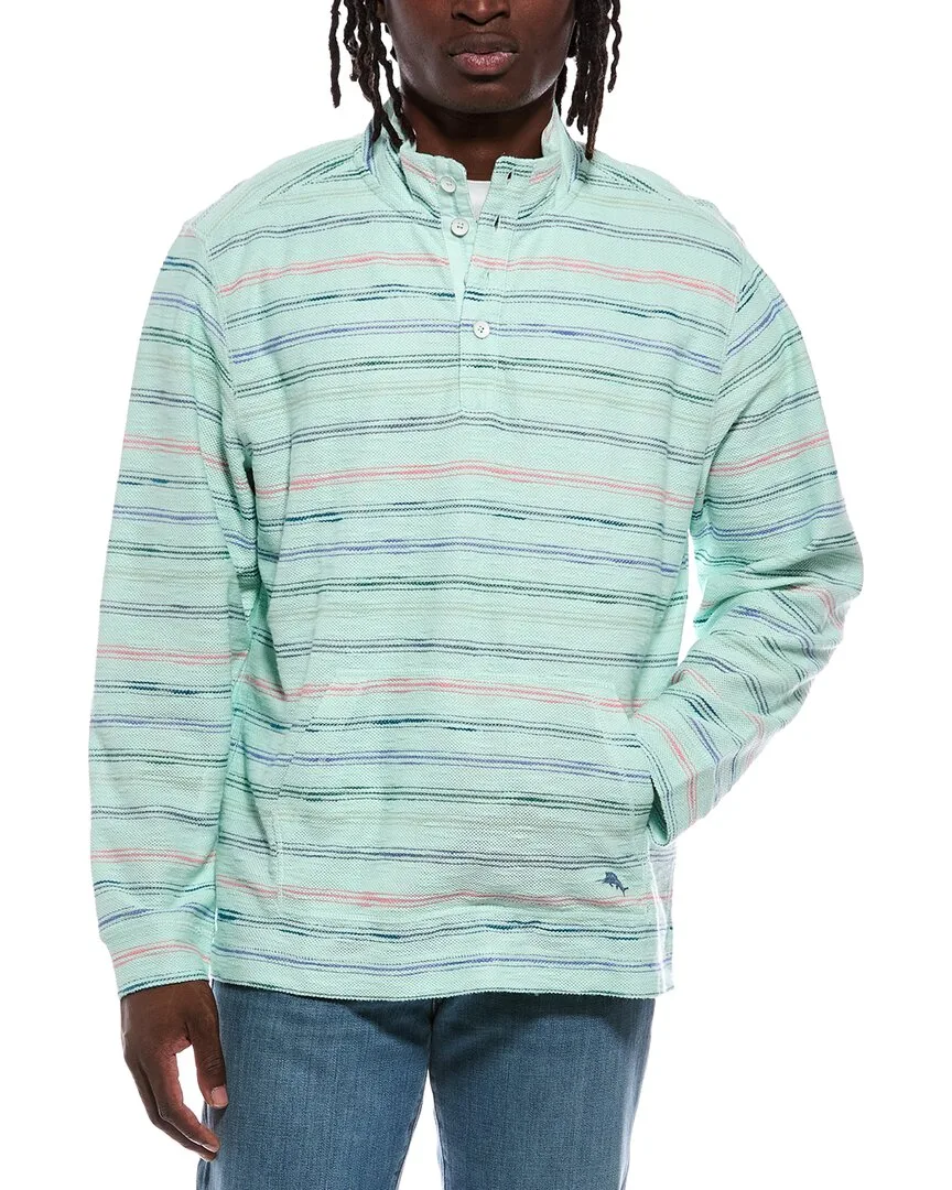 Minori Sands Button Mock Neck Pullover by Tommy Bahama