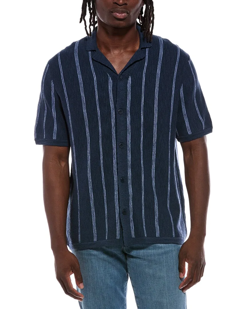 San Clemente Stripe Camp Shirt by Tommy Bahama