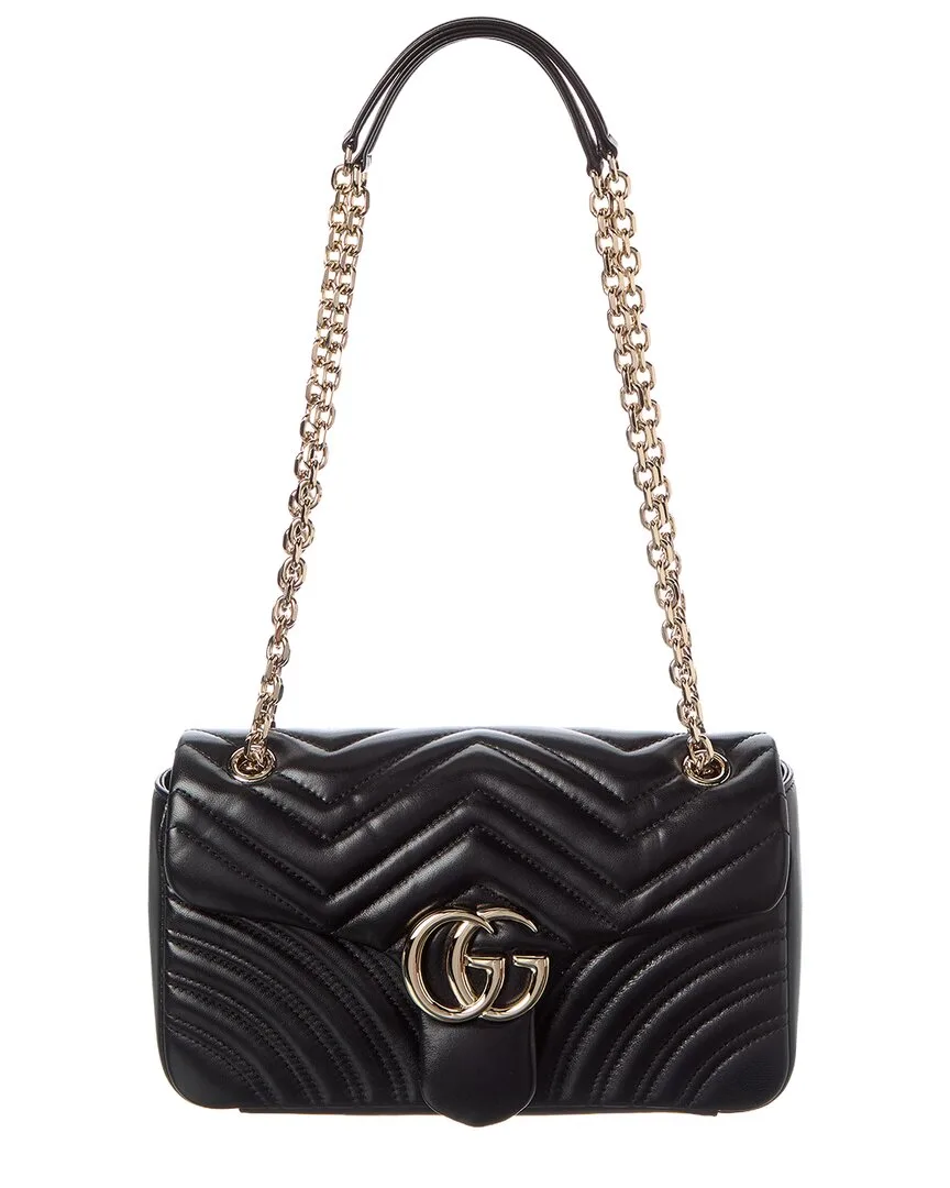 Gg Marmont Leather Shoulder Bag by Gucci
