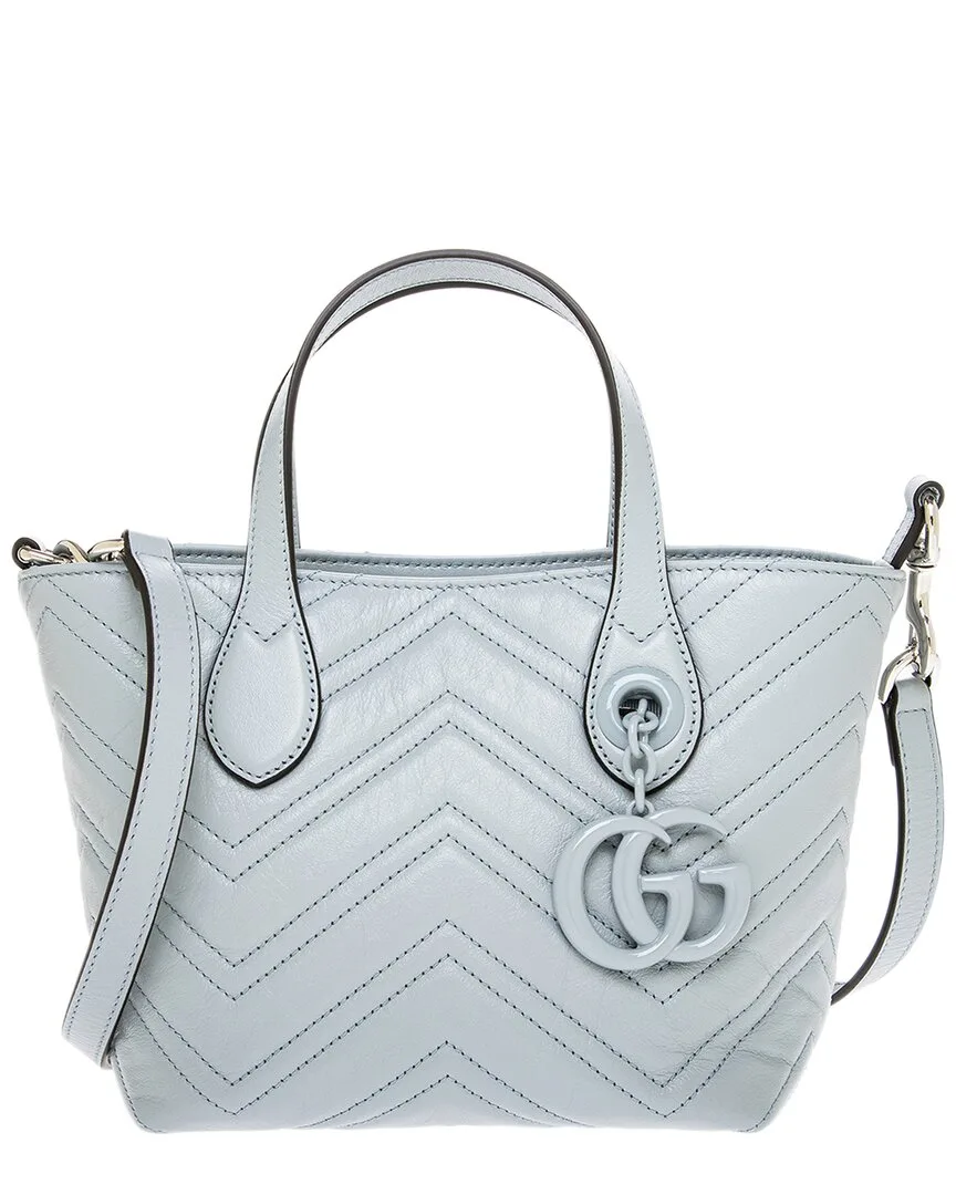 Gg Marmont Small Leather Tote by Gucci