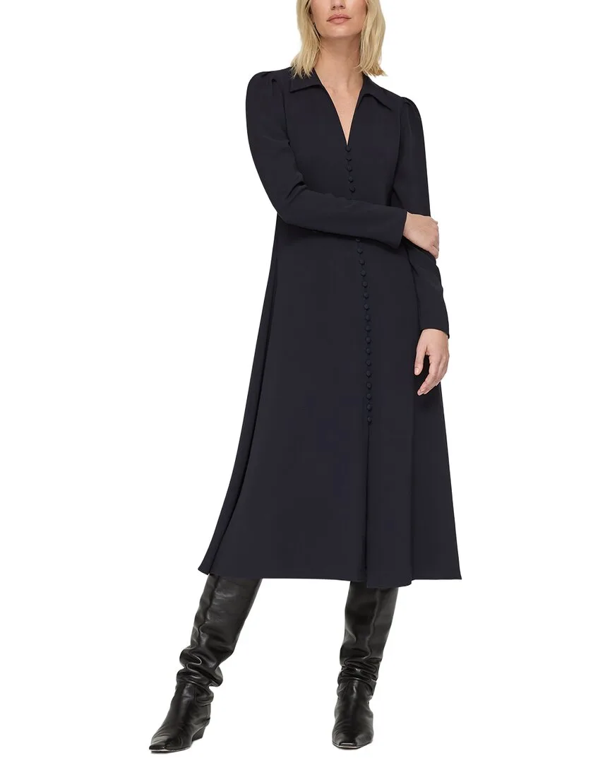 V-Neck Long Sleeve Dress by Lafayette 148 New York