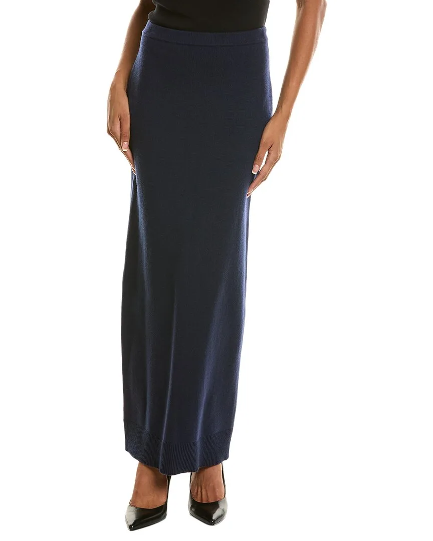 Michael Kors Collection Cashmere-Blend Back Slit Maxi Skirt