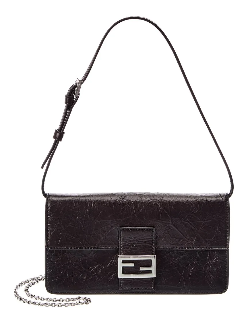 Tube Leather Wallet on Chain by FENDI