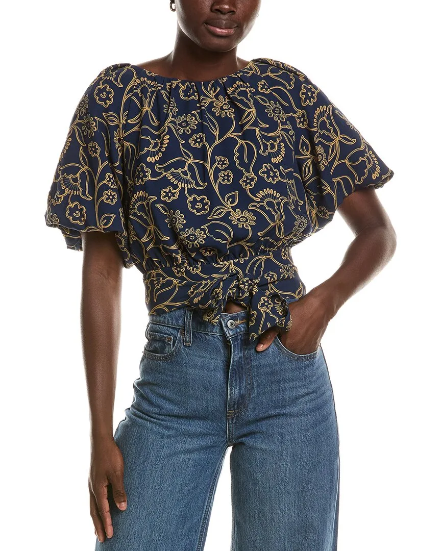 Hannah Print Knit Top by Tyler Be