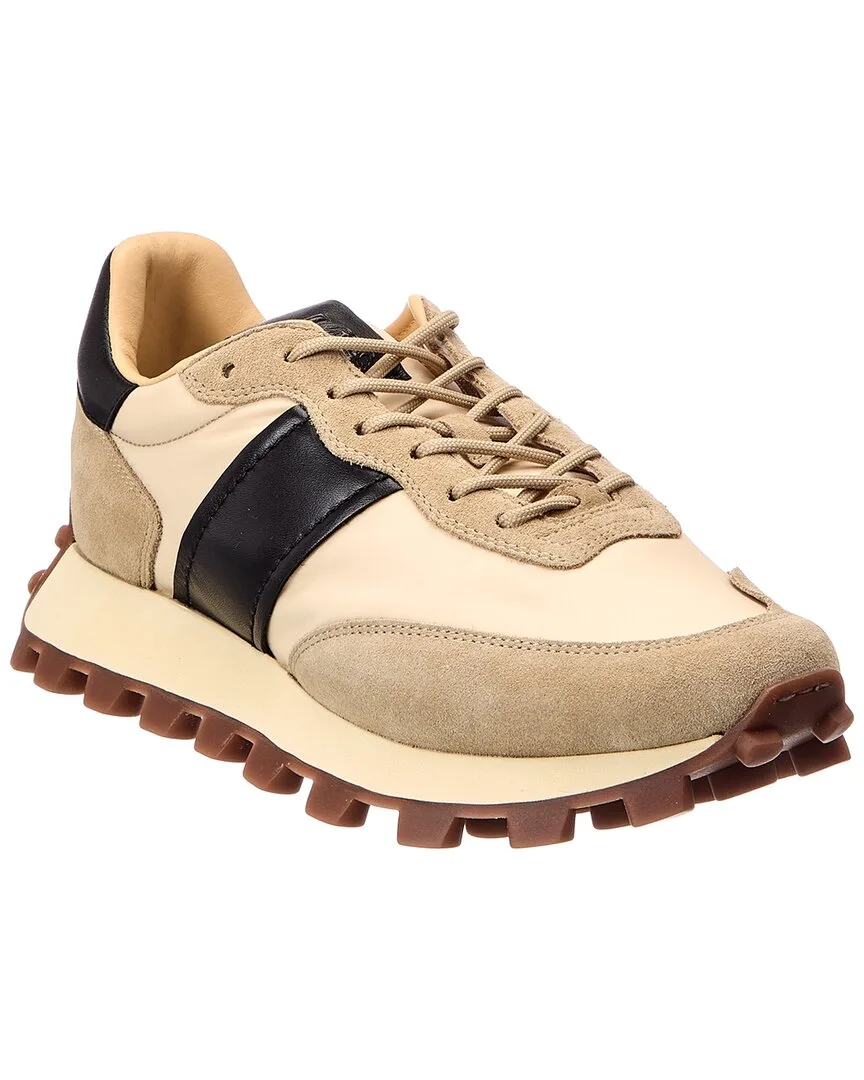 Canvas & Leather Sneaker by Tod's