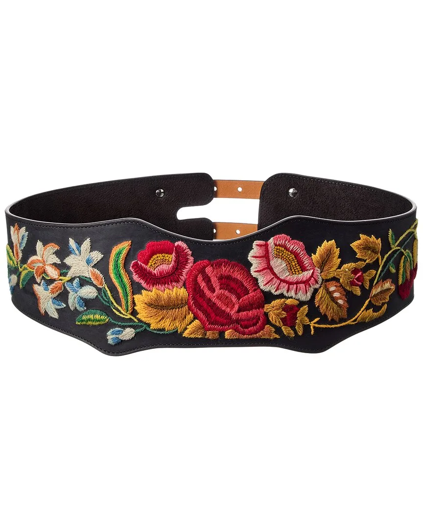 Vlogo Leather Belt by Valentino