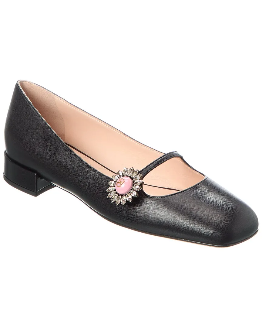 Leather Mary Jane by Valentino