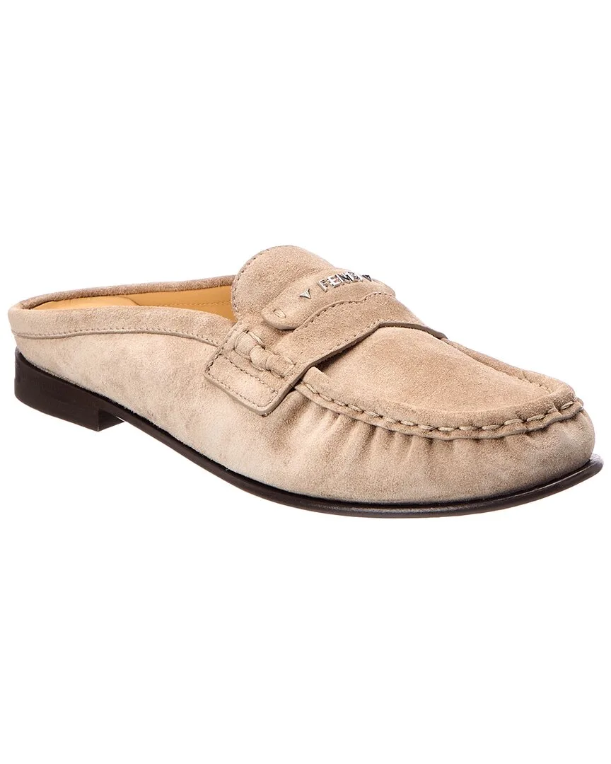 Scrunch Suede Mule by FENDI
