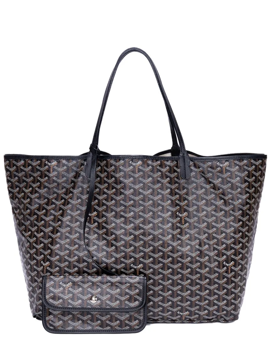Black Goyardine Leather Saint Louis (authentic Pre-Loved) by Goyard