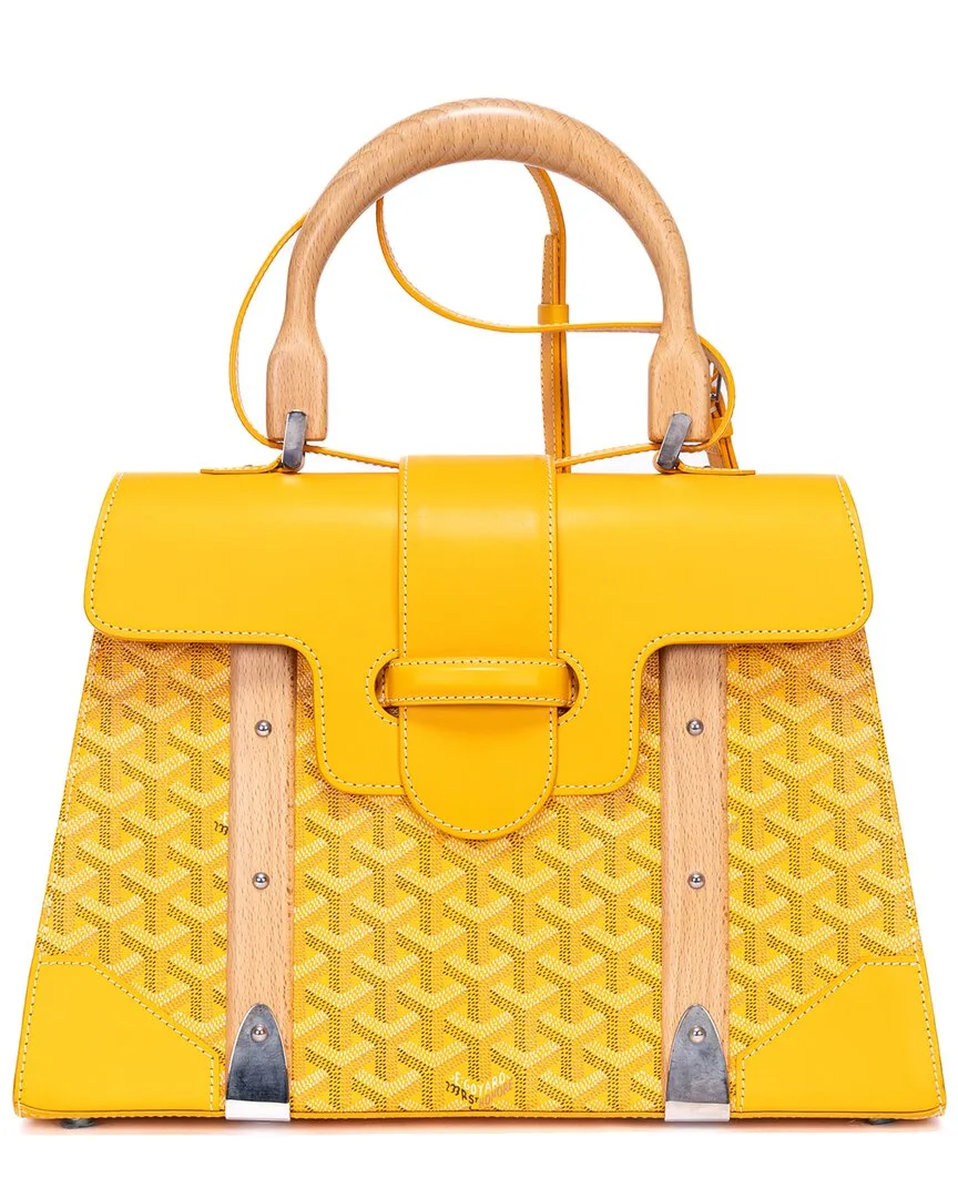 Yellow Goyardine Leather Saigon (authentic Pre-Loved) by Goyard