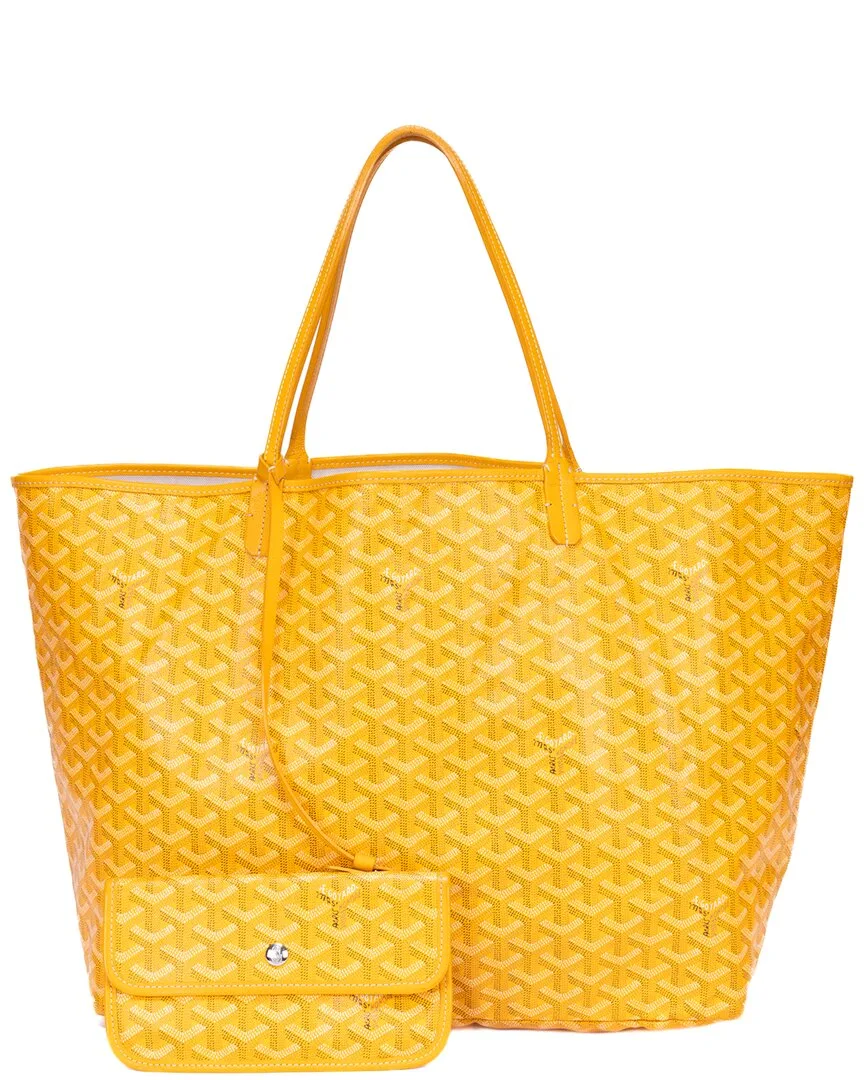 Yellow Goyardine Leather Saint Louis (authentic Pre-Loved) by Goyard