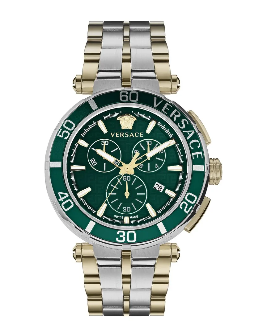 Greca Chrono Watch by Versace