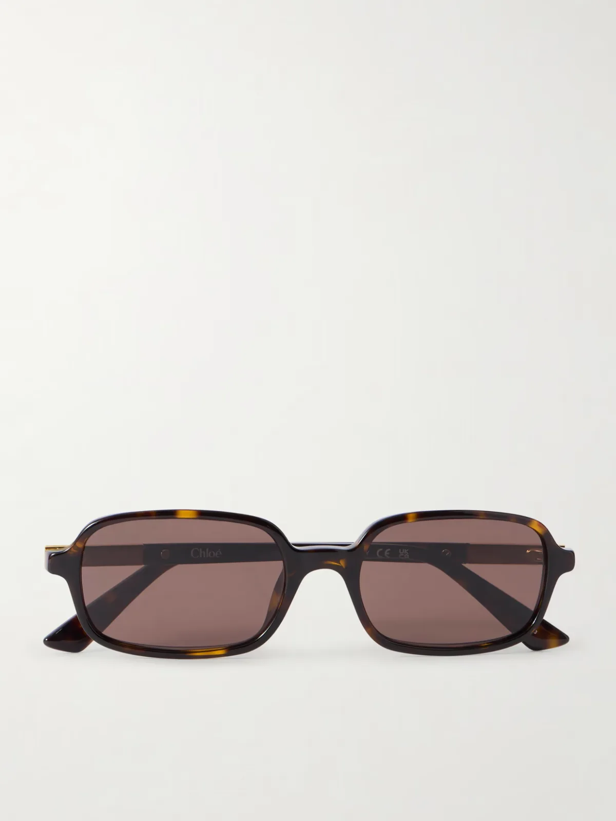 - Judy Rectangle-frame Tortoiseshell Acetate Sunglasses -