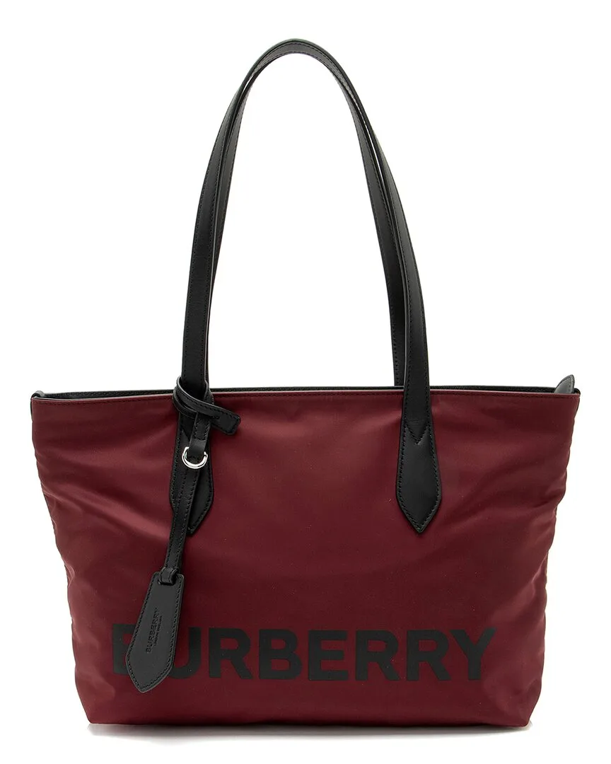 Nylon Logo Ardwell Small Tote (authentic Pre-Loved) by Burberry