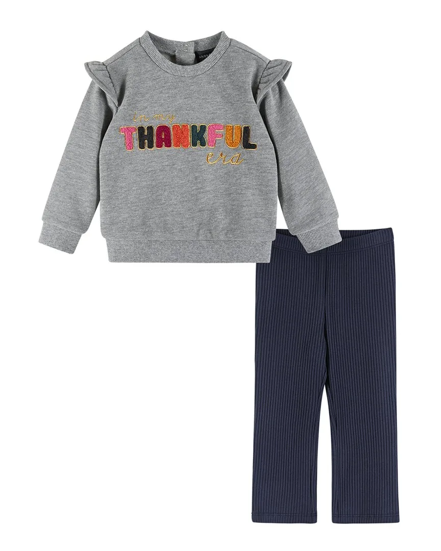 Embossed Glitter Sweater & Legging Set by Andy & Evan