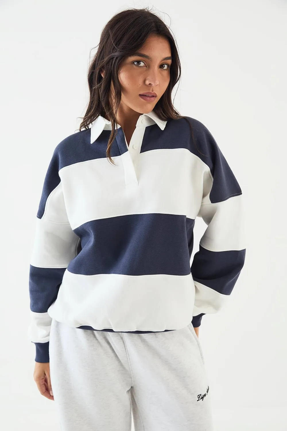 DSGN Studio Colour Block Rugby Sweatshirt by Dsgn Studio