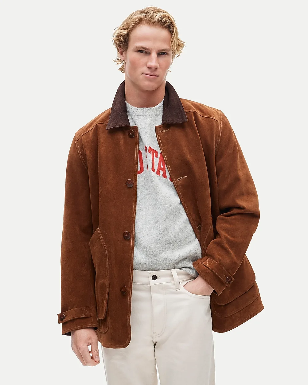 Barn Jacket™ in Italian Suede by J.Crew