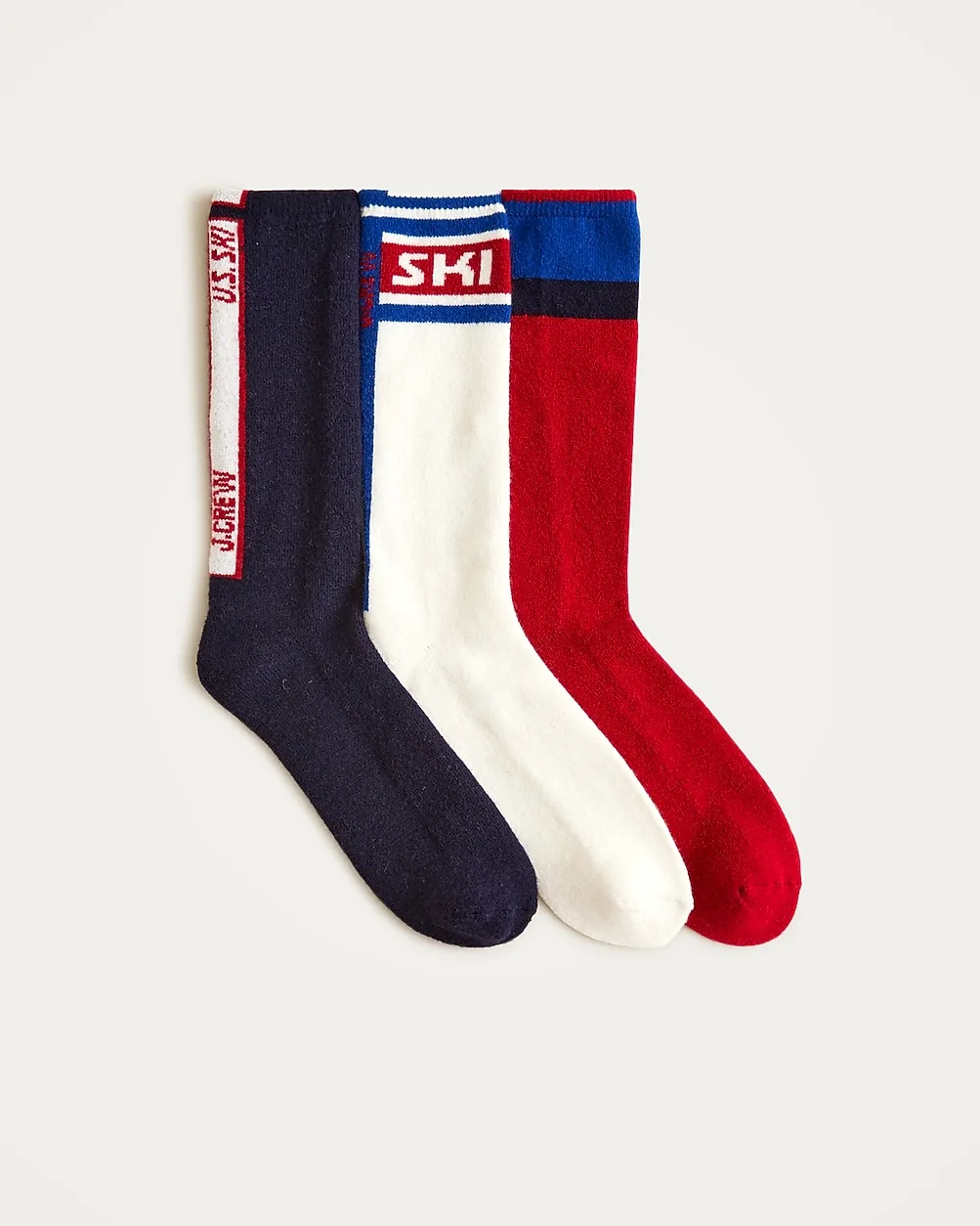 U.S. Ski & Snowboard by J.Crew Wool Socks Three-Pack by J.Crew